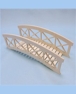 Pont de jardin miniature en bois pour poupées jusqu'à 20 cm