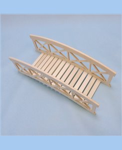 Pont de jardin miniature en bois pour poupées jusqu'à 20 cm