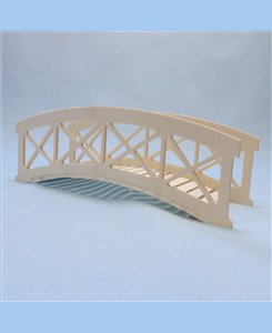 Pont de jardin miniature en bois pour poupées jusqu'à 20 cm