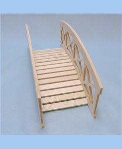 Pont de jardin miniature en bois pour poupées jusqu'à 20 cm