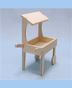 Présentoir marchand miniature en bois