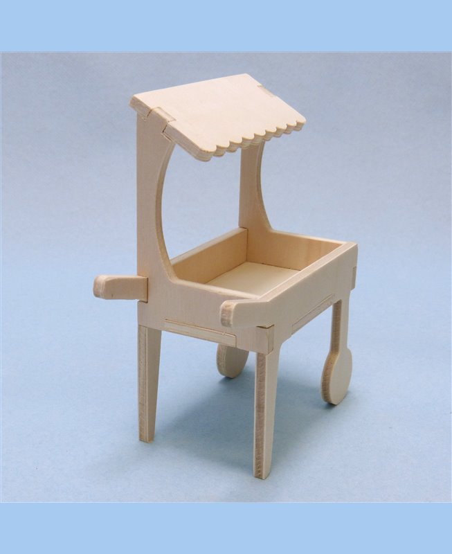 Présentoir marchand miniature en bois