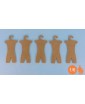 Lot de 5 cintres miniatures pour armoires