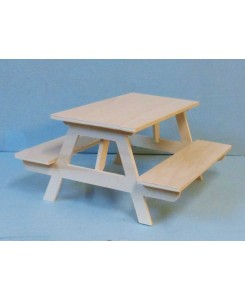 Table picnic miniature 1/6ème