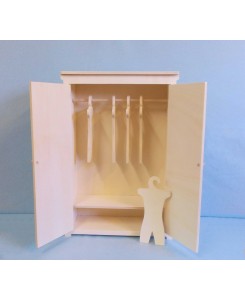 Armoire Penderie Barbie miniature pour maison de poupée