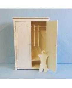 Armoire Penderie Barbie miniature pour maison de poupée