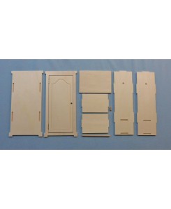 Armoire Barbie pour meuble de maison de poupée