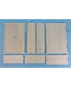Armoire Penderie 1/5ème en kit