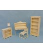 Pack Bureau étagère avec bibliothèque TOUT-EN-KIT