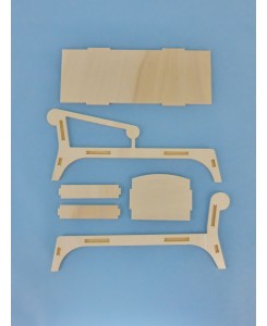 KIT Méridienne 1/6ème pour poupée Barbie - Minicrea