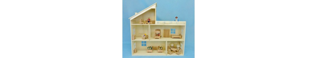 Maisons de poupées et bâtiments 1/24ème Minicrea